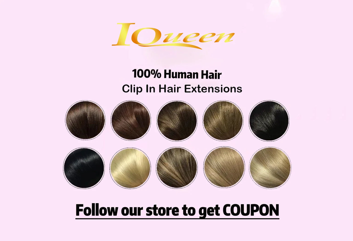 Clip In Hair Extensions, Human Hair Brazilian Straight Clip In Natural Black Color, Clip-In Remy Hair 20 22 24 26 Inch 4# Women