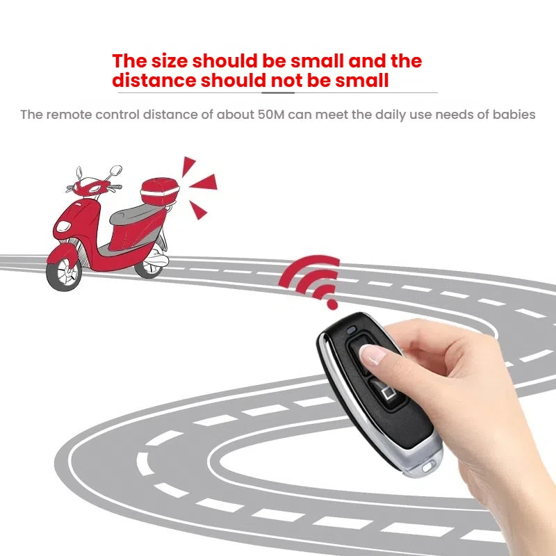 Wireless 433/315MHz RF Remote Control Copy Code 2 Buttons for Garage Door Gate Opener, Home Automation, Car Alarm