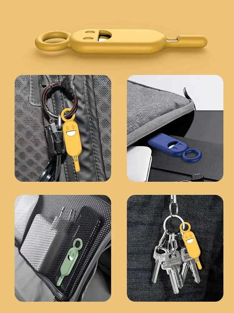 2 IN 1 SIM Card Removal Needle Pin with Protector Holder, Anti-Lost Phone SIM Cards Storage Case, Tray Ejector Needle Opener