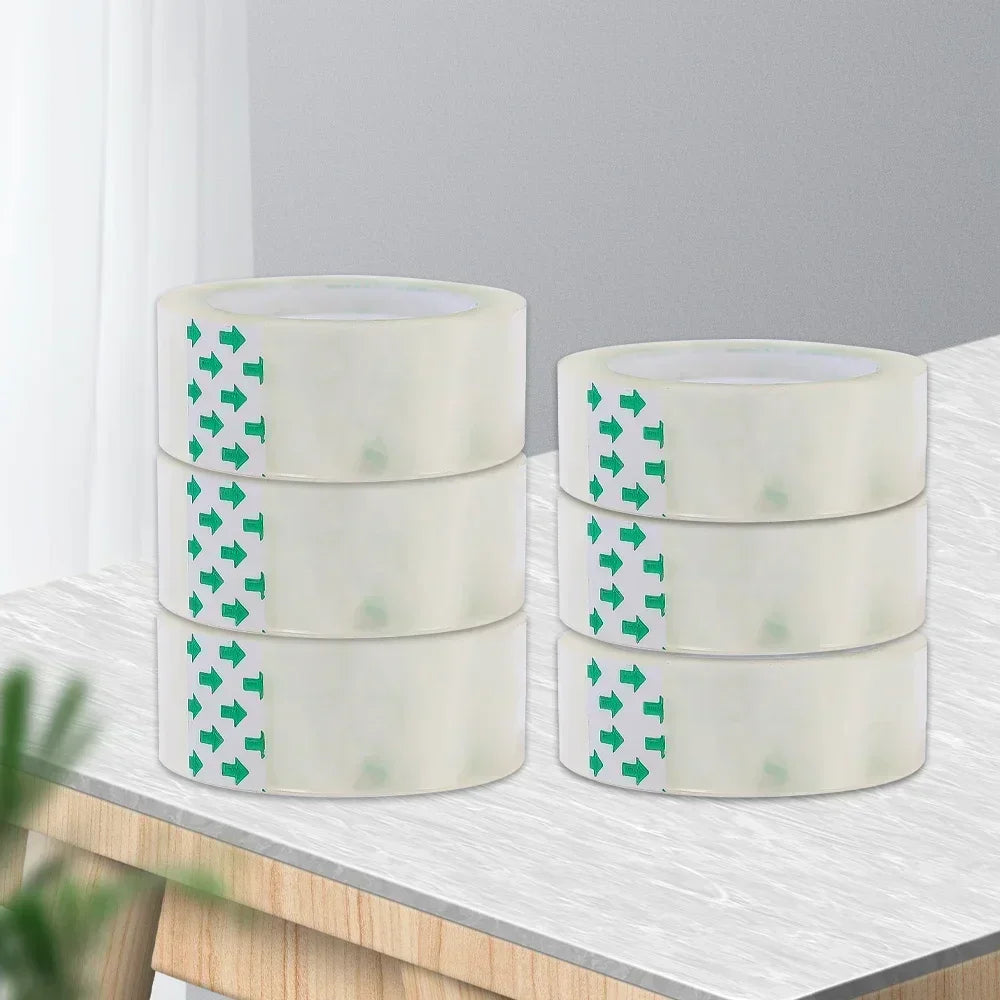 10/5/1 Rolls, Premium Transparent Tape, 0.8cm 1.2cm 1.8cm, Multifuntion High-viscosity Adhesive Tape for Gift Wrapping Packing