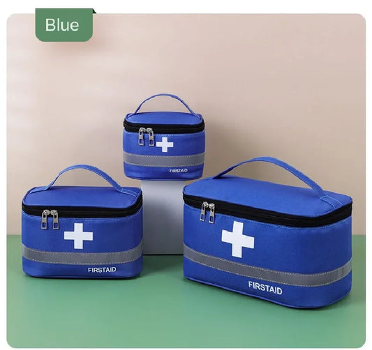 Portable First Aid Kit Medicine Storage Bag Outdoor Rescue Bag Household Children's Large Capacity Medical Kit Storage Organize