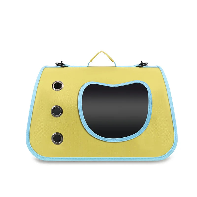 Portable Pet Carrier Bag for Small Dogs Cats, Outdoor Foldable Cat Bag, Breathable Cat Shoulder Bag, Kitten Carrying Bag
