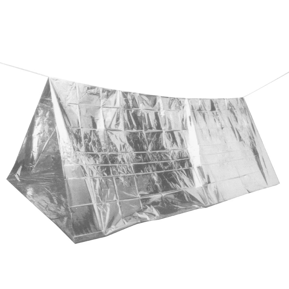 1/2/10Pcs, Emergency Blanket, Outdoor Survival First Aid, Military Rescue Kit, Windproof Waterproof Foil, Thermal Blanket for Camping