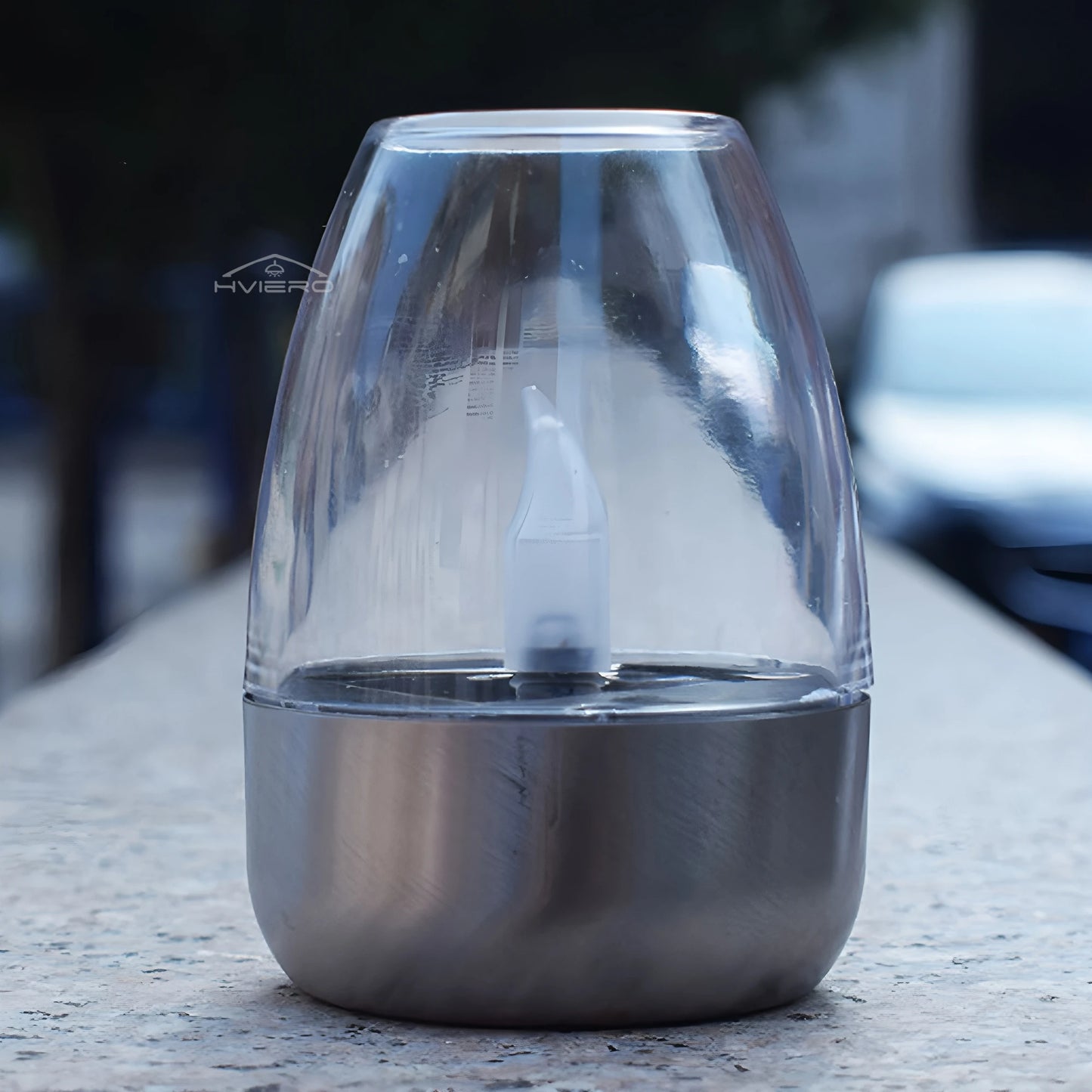 Solar Light LED Stainless Steel Candle, Outdoor Courtyard Decorative Atmosphere Night Lights Halloween Candlelight, Dinner Lamping