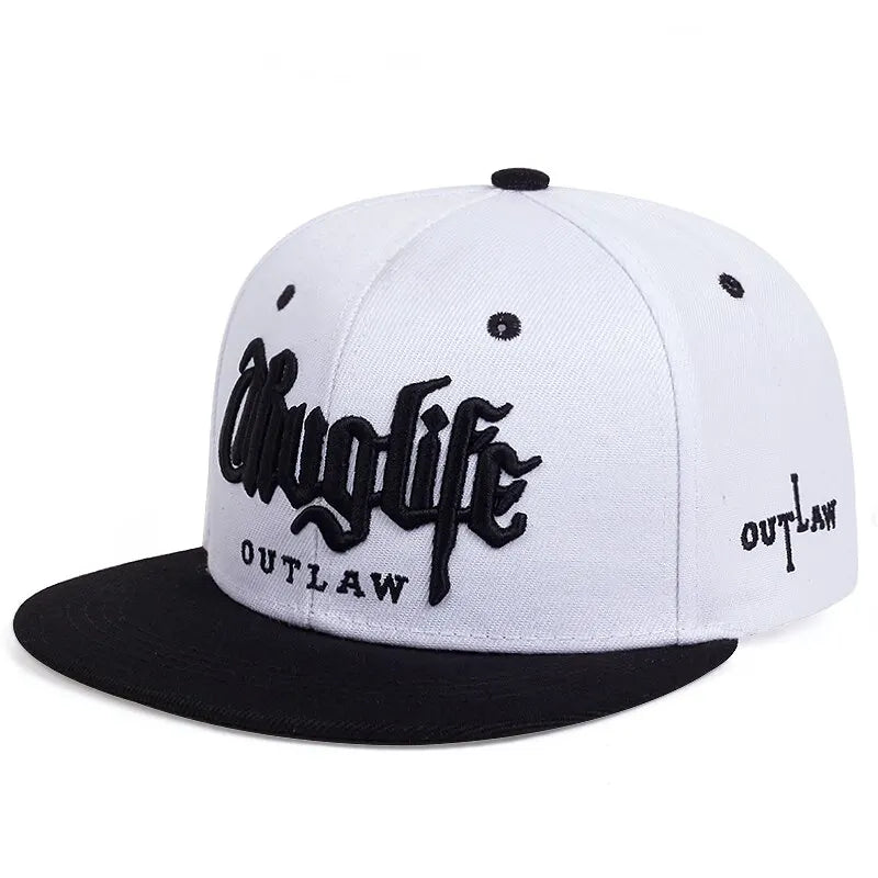 1 Pcs, Fashion Fastball CAP, Thuglife Embroidery Hiphop Baseball Cap, Snapback Hat, Adult Outdoor Casual Sun, Casual Bone Adjustable