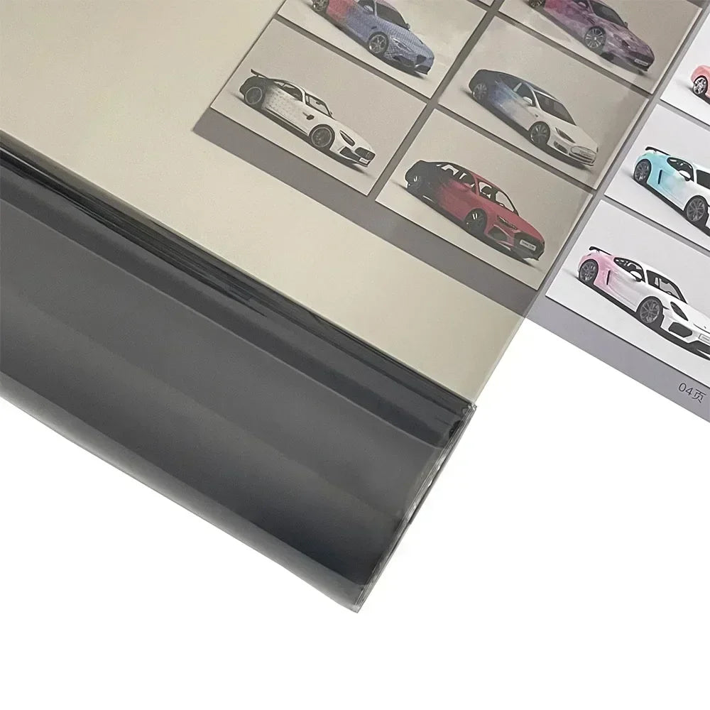 Gloss Transparent Light Black Smoke PVC Film Tint, 30 X60cm, Headlight Taillight Wrap Cover Film, Foil Sticker Cover, Car Styling