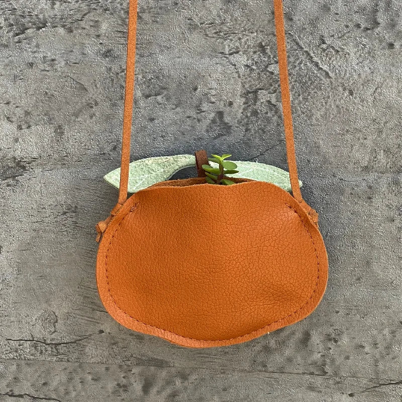New Girls Messenger Bag, Kids Cute Pumpkin Fruit Pattern Children's Bag, Children Cute Single Shoulder Crossbody Bag