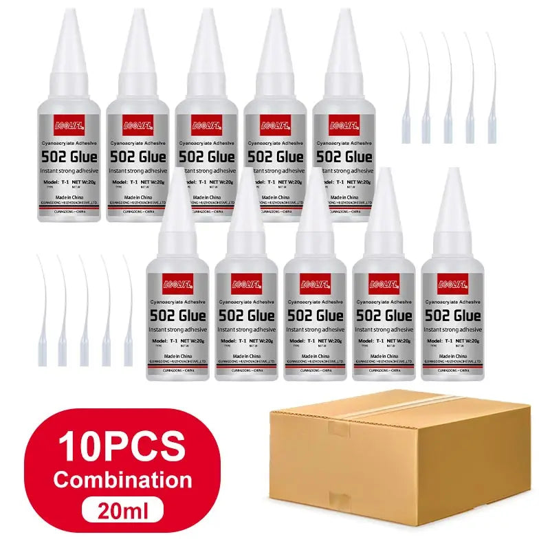 High Quality 502 Super Glue Bond, Fast Universal Glue For Toys Crafts Shoes Paper Wood Plastic, Fast Repairing, factory direct sale