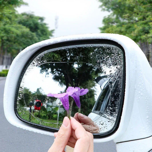 2 unidades de película impermeable y antivaho para espejo retrovisor de coche, protectores de espejo de coche, cubierta de ventana, accesorios de coche