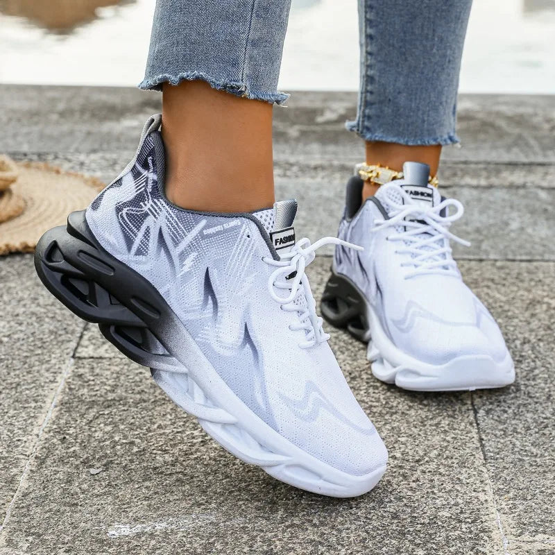 Women Casual Sports Shoes, Breathable Lightweight Sneakers, Anti-slip Flats, Outdoor Running Walking Shoes, Female Vulcanized Shoes
