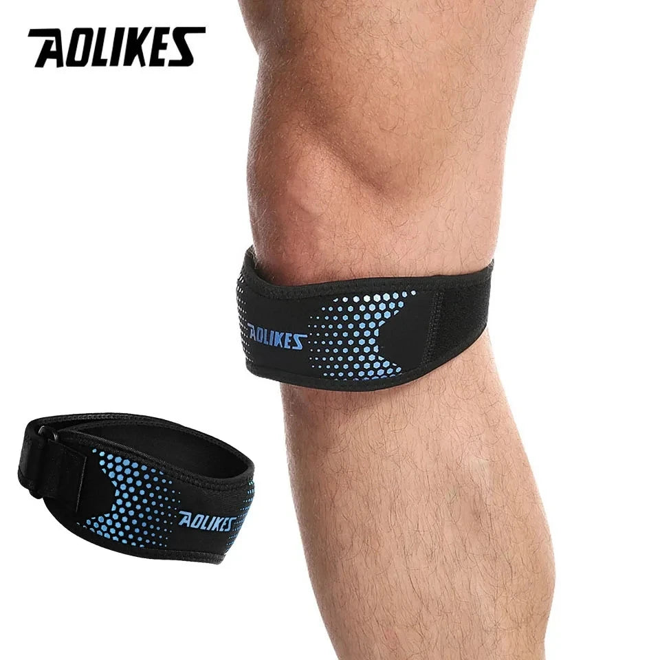 1Pcs, Patella Tendon Knee Straps, Knee Brace Knee Support Patellar Stabilizer for Running Hiking Tennis Jumping Arthritis, AOLIKES