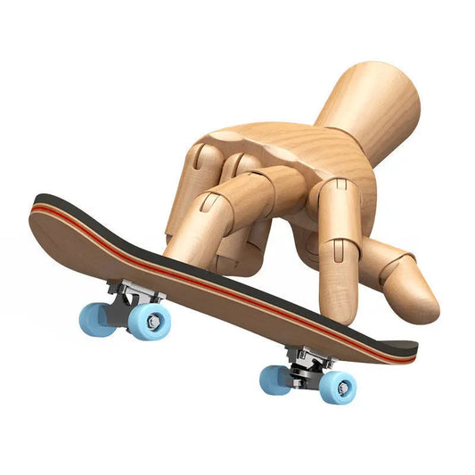 Juguete Rompecabezas Dedo Patineta Madera Arce Diapasón Hobbies Novedad Antiestrés Juguetes Sensoriales Para Niño Mini Gracioso Lindo Regalo Skate