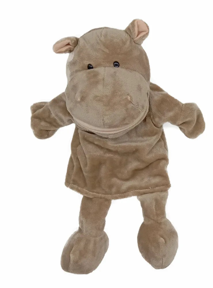 Cartoon Animal Hand Puppet Parent-child Game Doll, 35cm, Stuffed Gaming Doll, Lion Elephant Pig Appease Toys, Birthday Gifts For Children
