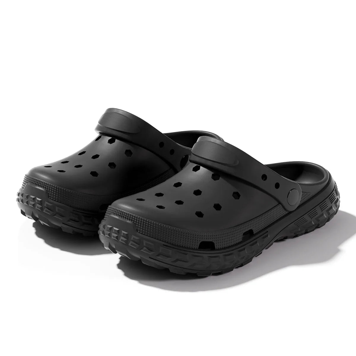 EVA Unisex Hole Shoes, Beach Thick Bottom Outdoor Slippers, Comfortable Breathable Indoor Slippers