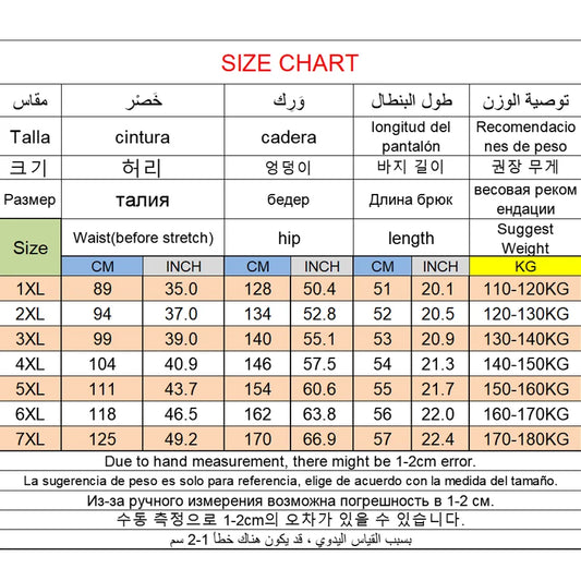 Men Plus Size Shorts Summer Pants Work Trousers Men Quick-drying Loose Fit Sports Fitness Sweatpants