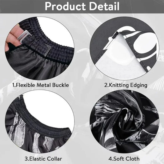 WANMEI Waterproof Hairdressing Shawl Bib Paper Set Nylon Hairdressing Salon Gown Hair Clipper Hair Dyeing Tool