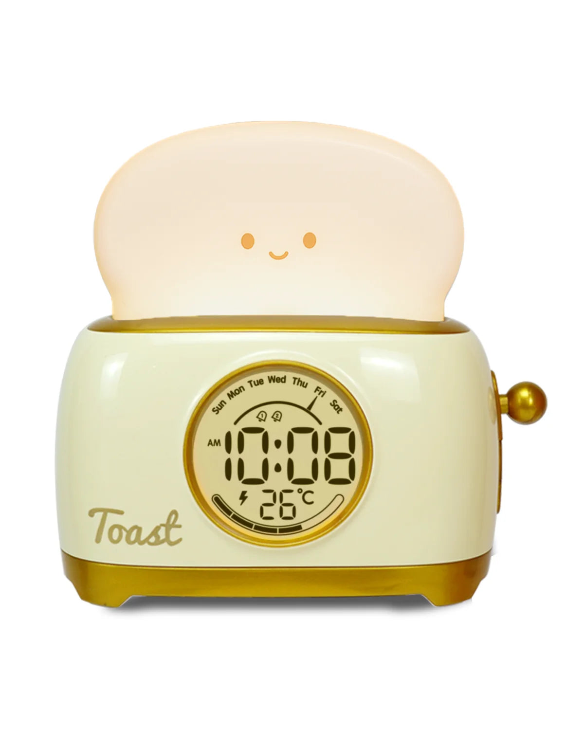 Kid Alarm Clock LED Night Light Digital Clock Children's Sleep Trainer For Home Bedroom Bedside Cute Temperature Display Reloj