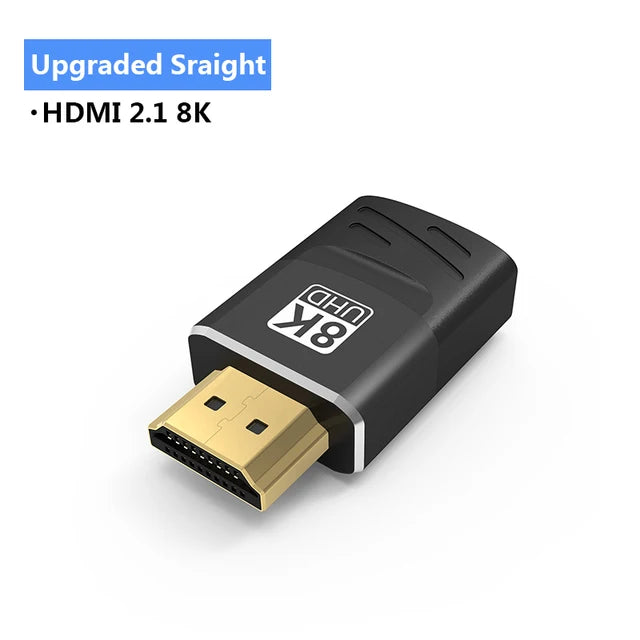 HDMI-Compatible Adapter, Mini/Micro HDMI To HDMI Adapter, 8K 60Hz 4K 120Hz/144Hz Male To Female Converter For HDTV Laptop PS5