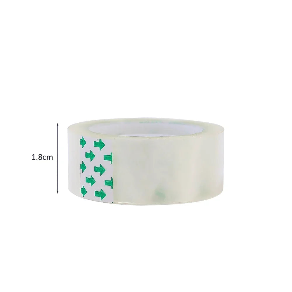 10/5/1 Rolls, Premium Transparent Tape, 0.8cm 1.2cm 1.8cm, Multifuntion High-viscosity Adhesive Tape for Gift Wrapping Packing