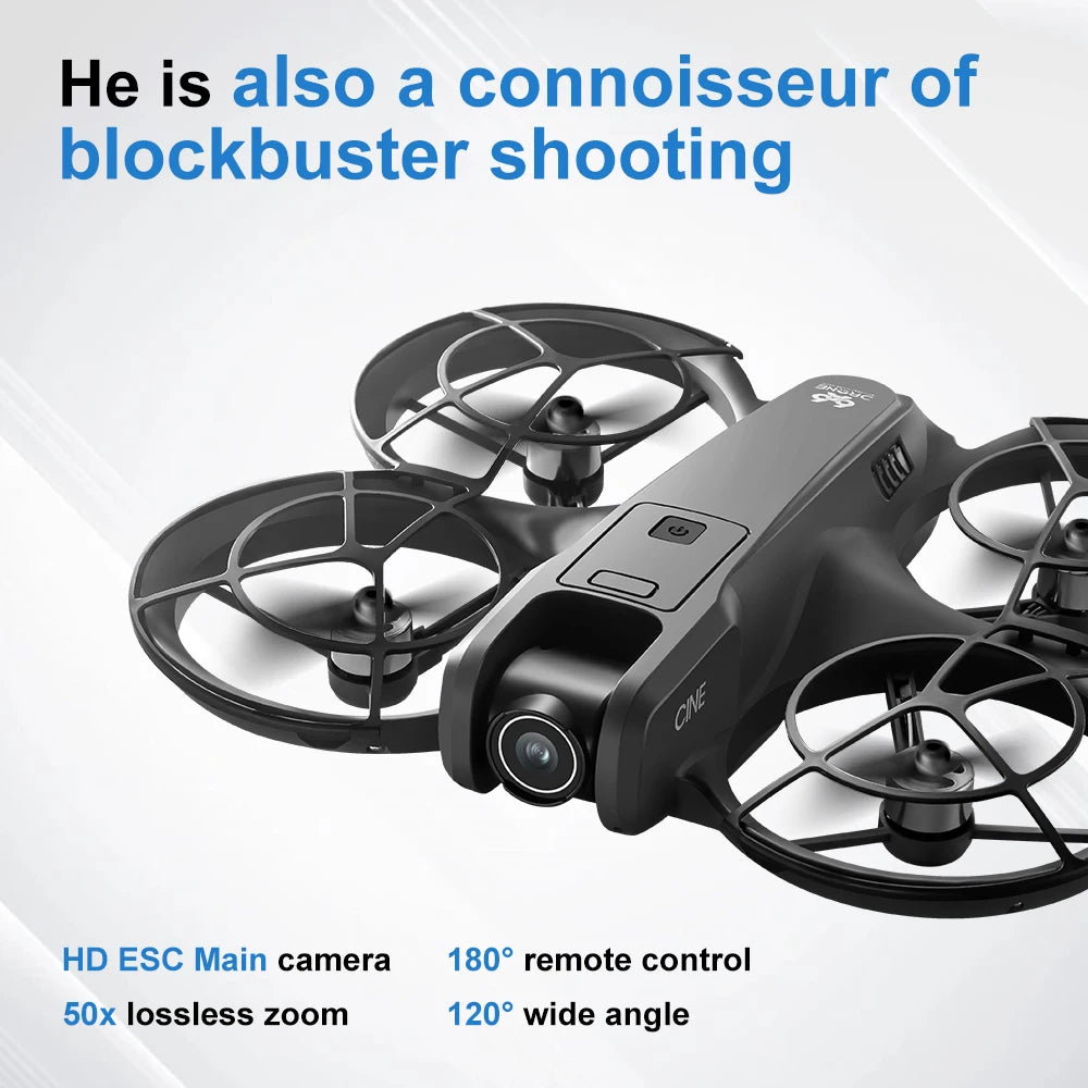 Mini Drone, Camera Drone 4K Professional Aerial 8k Dual Camera Intelligent obstacle avoidance  Brushless Quadcopter, Kid RC Toy