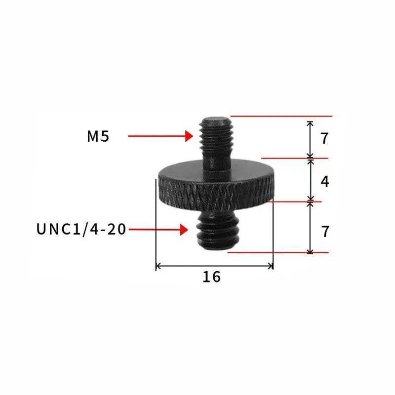 2/4pcs Universal Camera Conversion Screw 1/4 Male to 3/8 M4 M5 M6 M8 M10 Male Screw Tripod Monopod Mount Adapter Photography