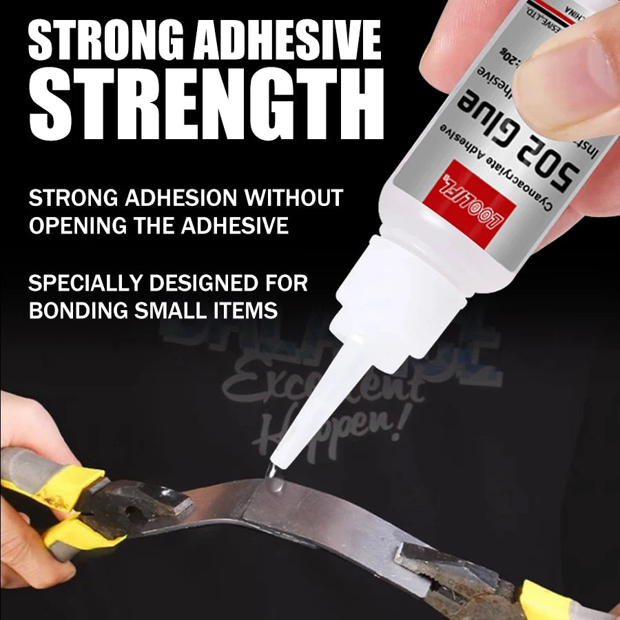 High Quality 502 Super Glue Bond, Fast Universal Glue For Toys Crafts Shoes Paper Wood Plastic, Fast Repairing, factory direct sale