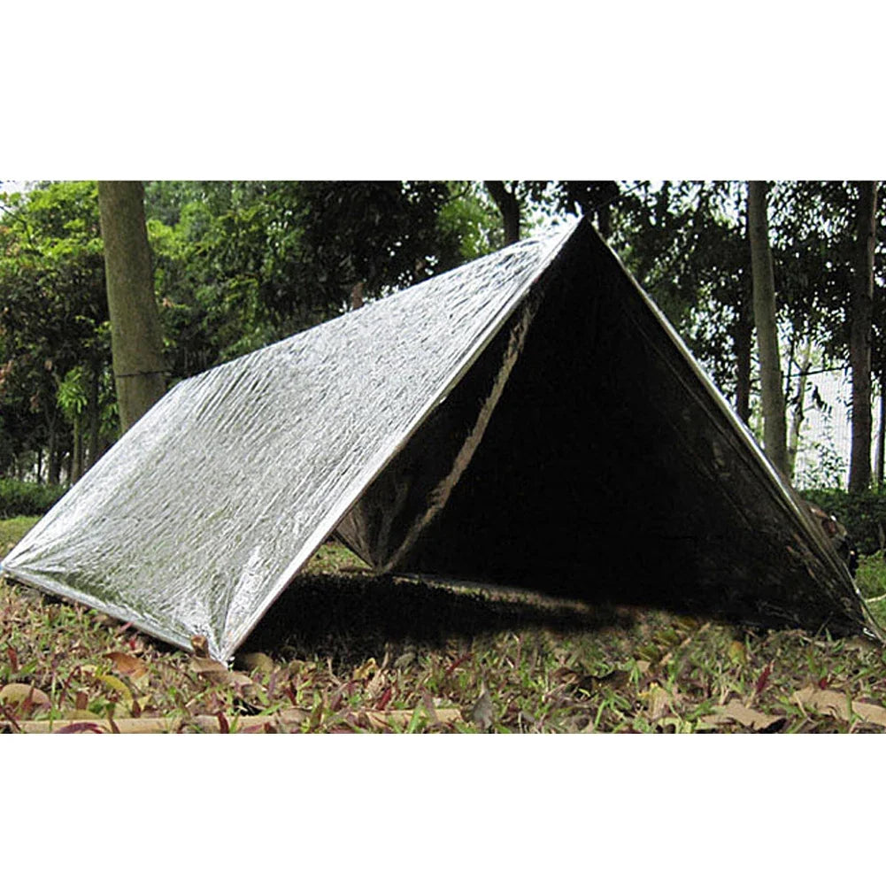 1/2/10Pcs, Emergency Blanket, Outdoor Survival First Aid, Military Rescue Kit, Windproof Waterproof Foil, Thermal Blanket for Camping