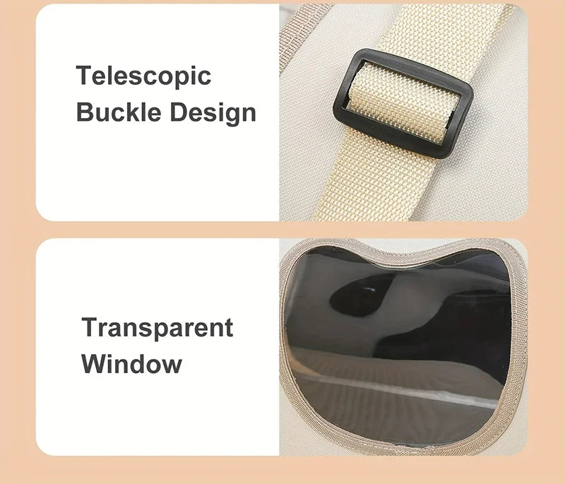 Portable Pet Carrier Bag for Small Dogs Cats, Outdoor Foldable Cat Bag, Breathable Cat Shoulder Bag, Kitten Carrying Bag