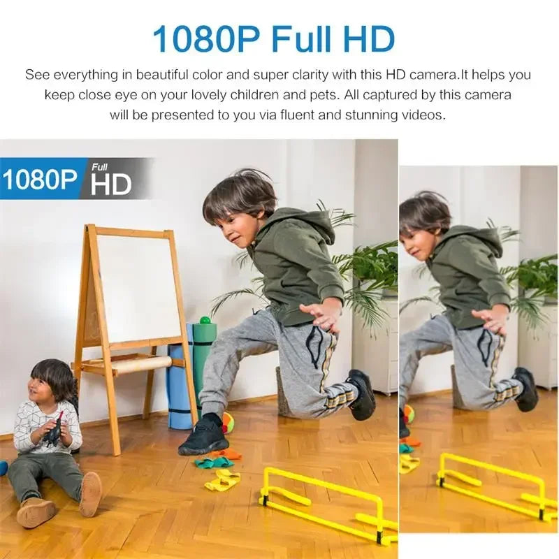 Nanny Camera, HD Security Wireless Video Motion Detection Ultra-small Night Vision Baby Nanny Camera, Smart Home Cam
