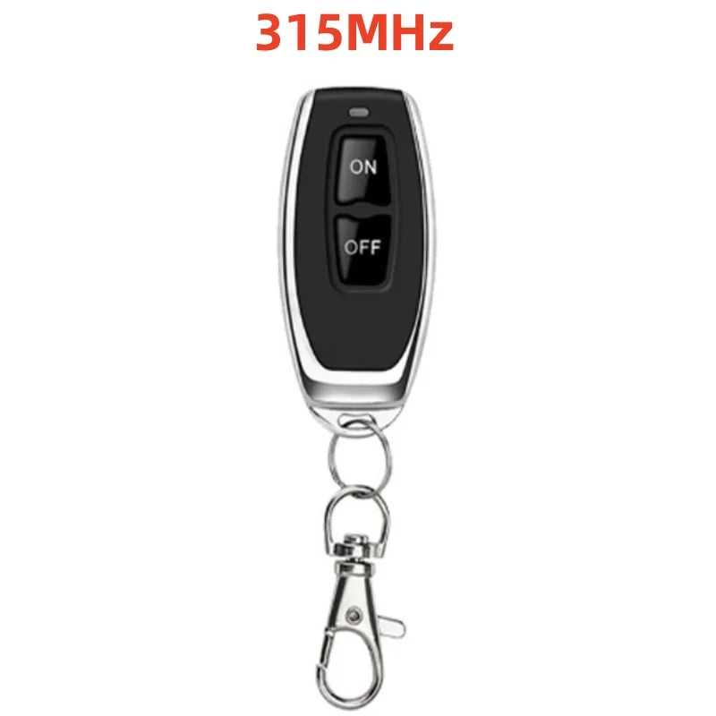 Wireless 433/315MHz RF Remote Control Copy Code 2 Buttons for Garage Door Gate Opener, Home Automation, Car Alarm