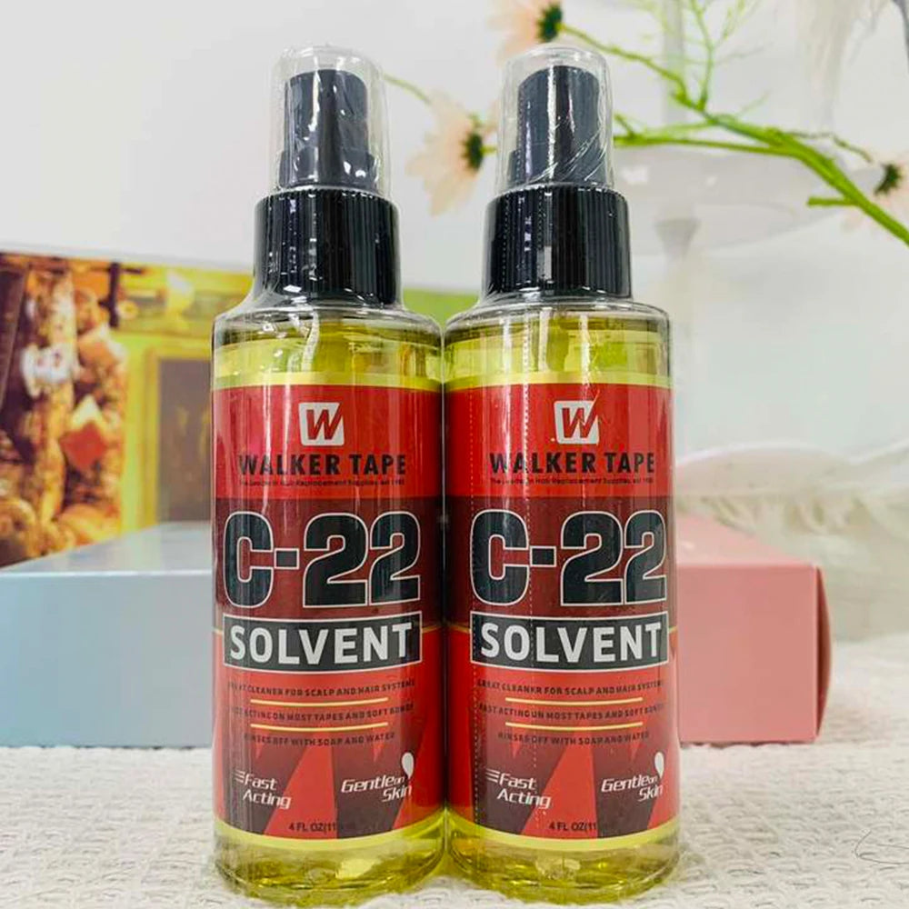 C-22/bottle Solvent Spray Remover for Lace Wigs Toupee, Adhesive Removers, Wig Glue Remover for Tape Hair Extensions