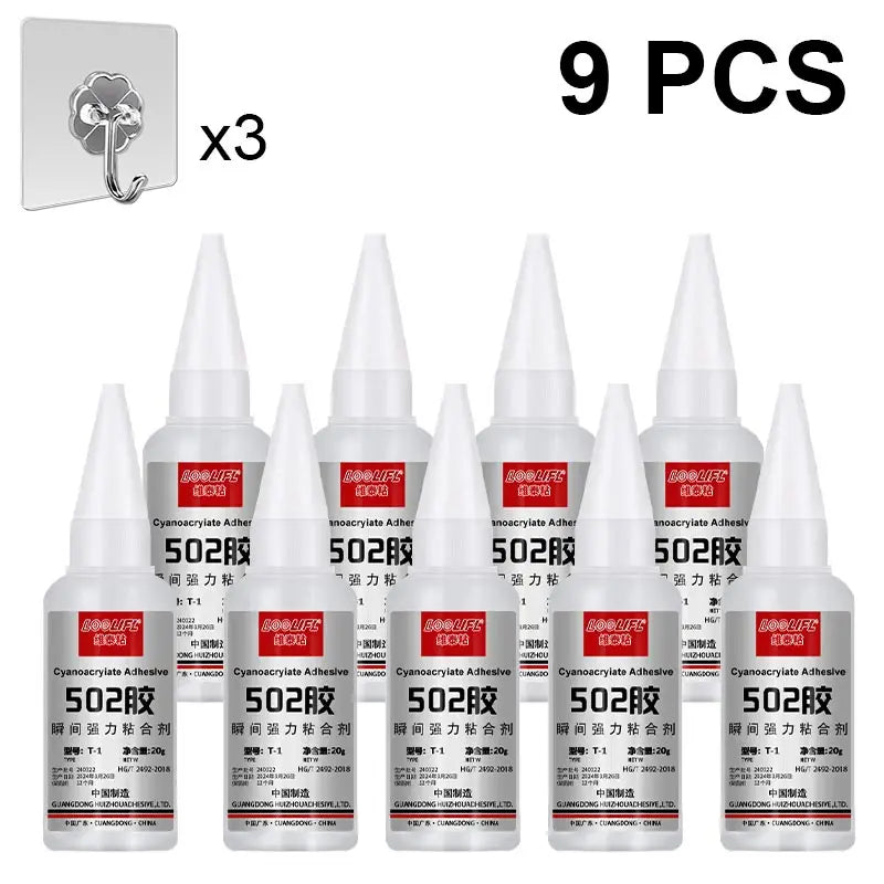 High Quality 502 Super Glue Bond, Fast Universal Glue For Toys Crafts Shoes Paper Wood Plastic, Fast Repairing, factory direct sale