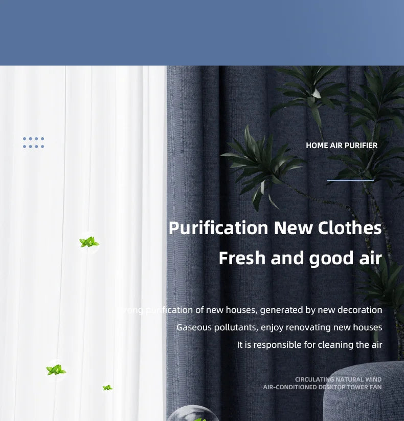 Mini Desktop Air Purifier, HEPA Filter With Negative Ion Technology Eliminates Formaldehyde Odors Smoke And Dust Particles, Xiaomi