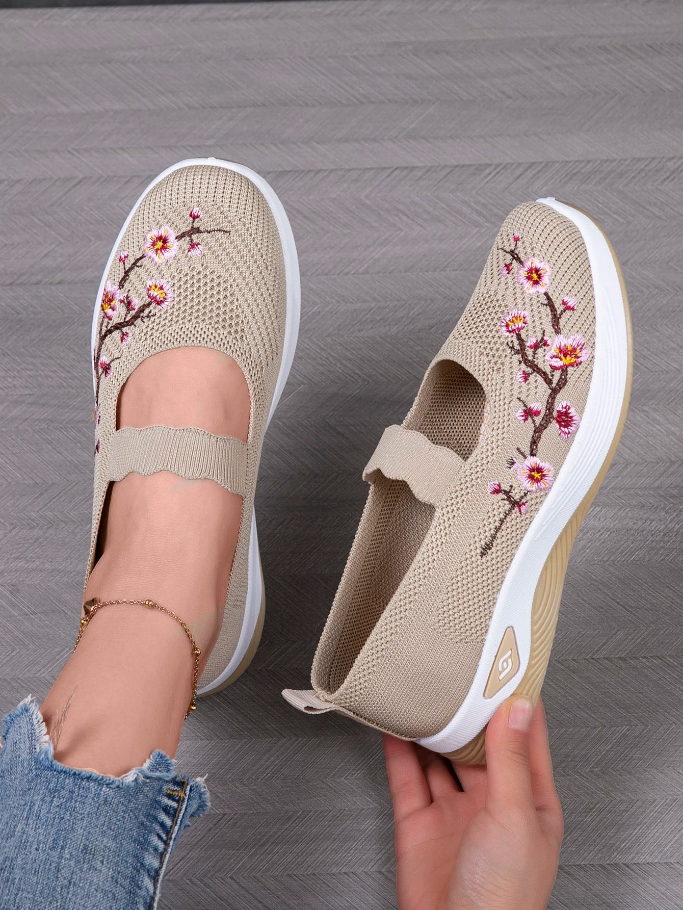 Women's summer breathable mesh flat shoes, women's shoes, casual sports shoes, clearance free shipping