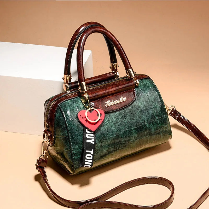 Luxury Design Handbags Shoulder Bags Top Quality PU Leather Women Handbag Classic Crocodile Tote Bag Female Messenger Bag Bolso