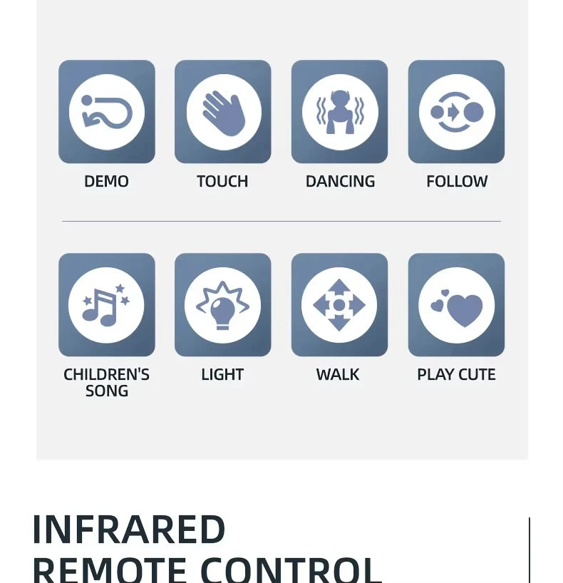 Intelligent Robot Dog, Remote Control Electronic Sing Dance Follow, Smart Interactive Stunt Music Toy, Programmable Puppy, Kid Gift