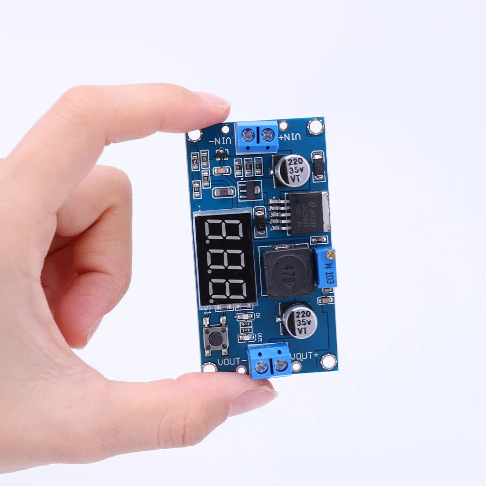 1-15 Pack, LM2596 DC-DC Adjustable Buck Converter Module, 4.75-40V to 1.25-37V Power Supply Step Down Voltage Regulator Module
