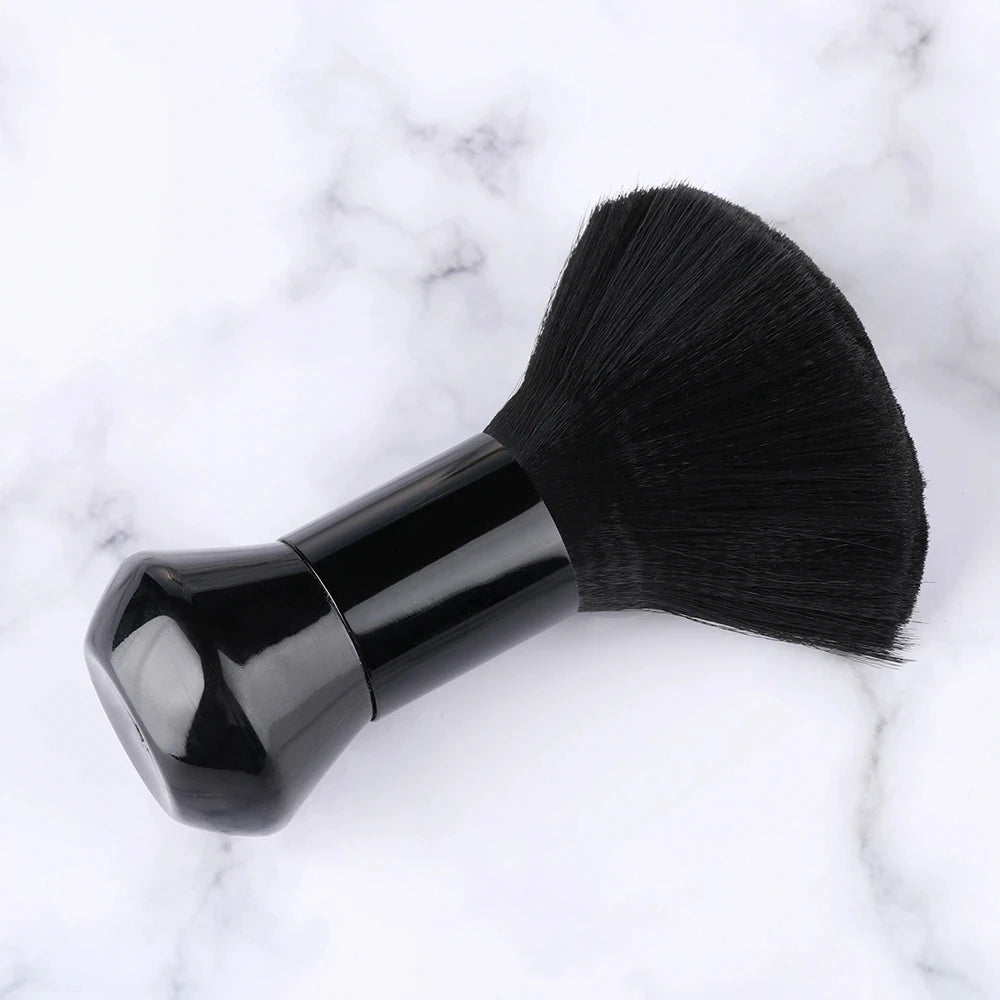Black Hairdressing Sweeping Neck Hair Cleaning Duster, Hair Cutting Brush for Barbershop Hair Cut, Brush Tools, Barber Accessories