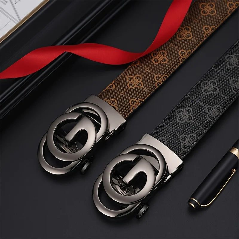 Youth Belt, Brand Belt, Men's Belt, High Quality Men's Luxury Belt, Male Buckle, Metal Automatic Buckle