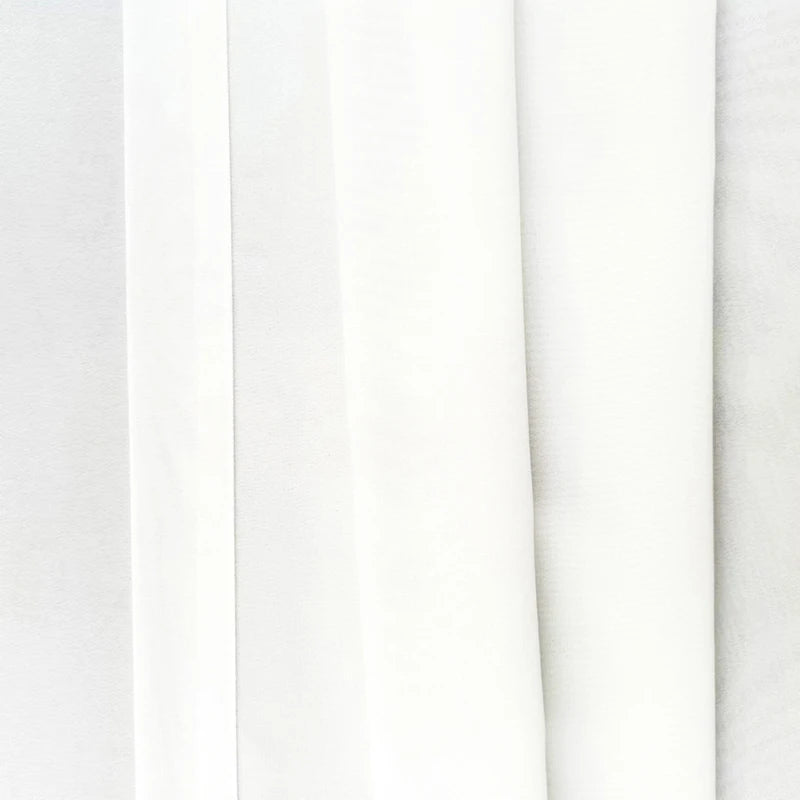 Solid White Tulle, Luxurious Chiffon Sheer Window Curtains For Living Room, Modern Voile Organza Drapes Bedroom Decoration, ASAZAL