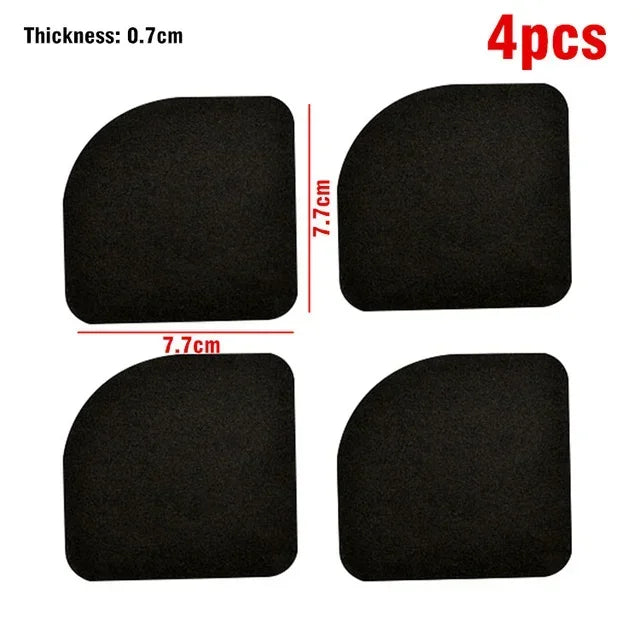 4Pcs, Anti Vibration Feet Pads, Rubber Legs, Slipstop, Silent Skid Raiser Mat for Washing Machine, Support Dampers, Stand Accessories