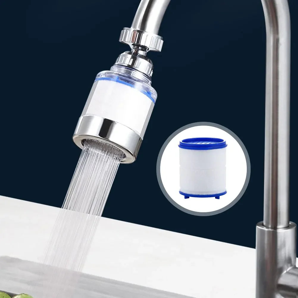 Faucet Filter Elements Water Purifier Filter, Remove Chlorine Heavy Metal Faucet Adapter, PP Cotton Filtration for Kitchen Bathroom
