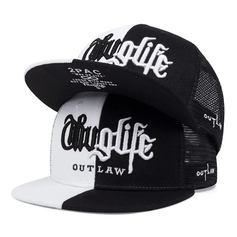 1 Pcs, Fashion Fastball CAP, Thuglife Embroidery Hiphop Baseball Cap, Snapback Hat, Adult Outdoor Casual Sun, Casual Bone Adjustable