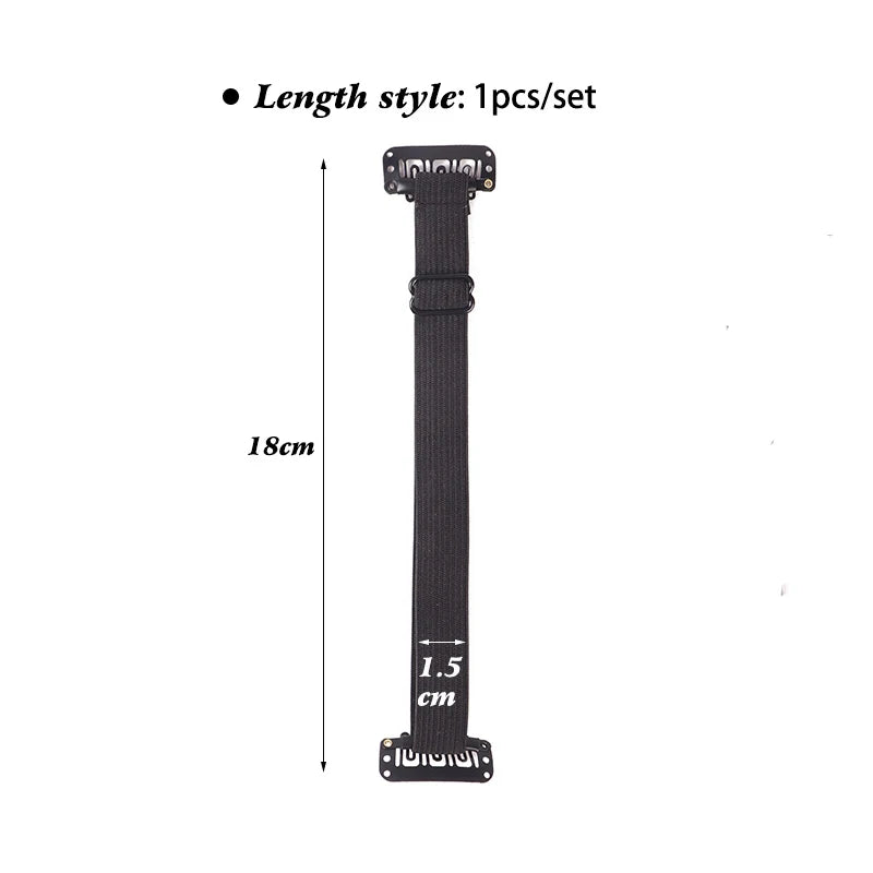 Nunify Face Lift Band With Clip Hair Holder Facial Anti-Wrinkle Tool Stretching Strap For Lift Up Eyes Invisible Elastic Belt