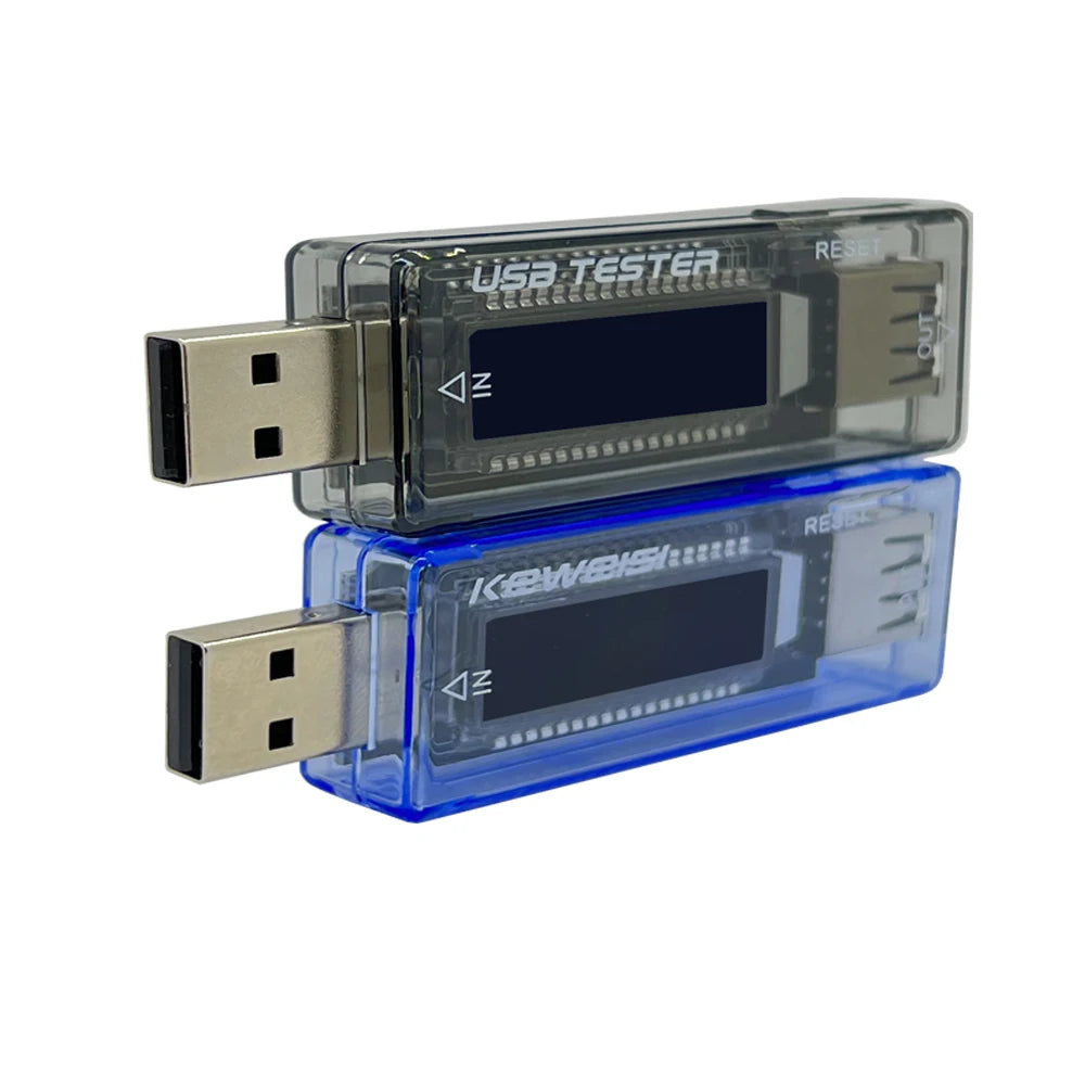 USB Tester, Current Voltage Charger Capacity Tester, Volt Current Voltage Meter, Time Display, Mobile Power Detector, Battery Test