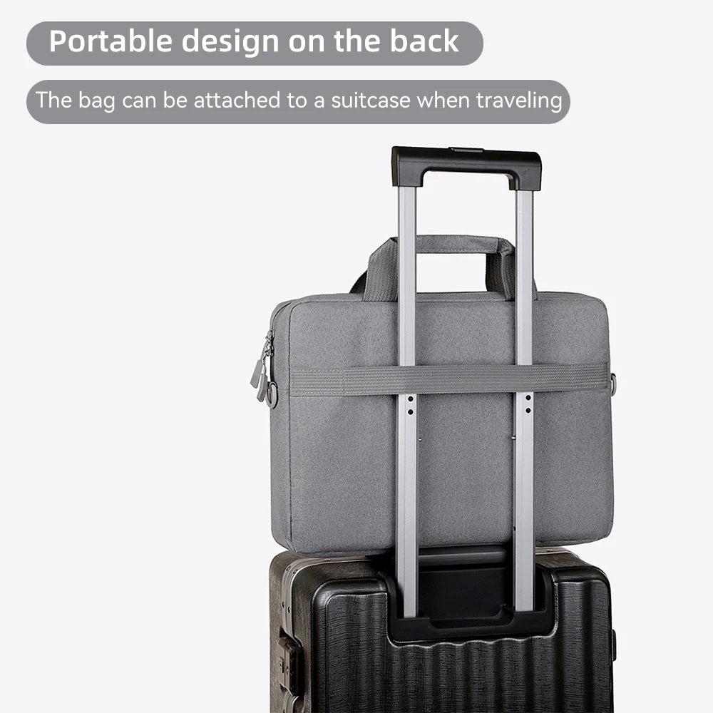 Laptop Sleeve Bag, 14 15.6 Inch Notebook Case For Macbook Air Pro Tablet, Waterproof Portable Travel Carrying Bag, Computer Handbag