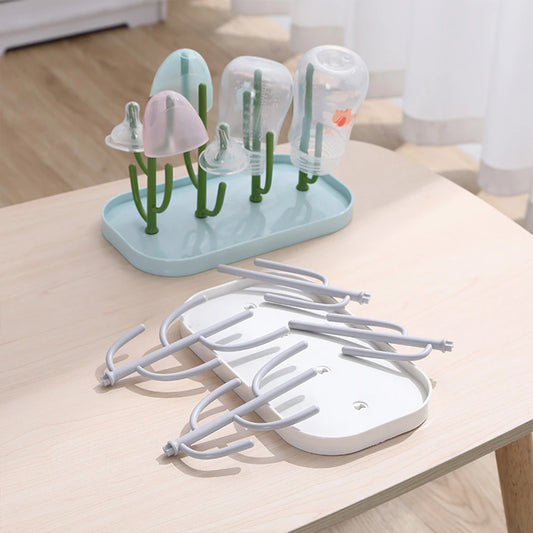 Secador de biberones con forma de árbol para bebés, soporte para biberones a prueba de polvo, escurridor de tazas, regalo de Pascua