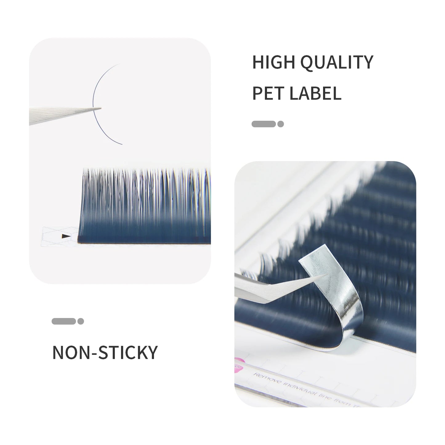 Colored Lashes, Lake Blue/ Lavender/ Cinnamon/ Dark Green/ Matcha Grey, Individual Natural False Colorful Eyelash Extension, GLAMLASH