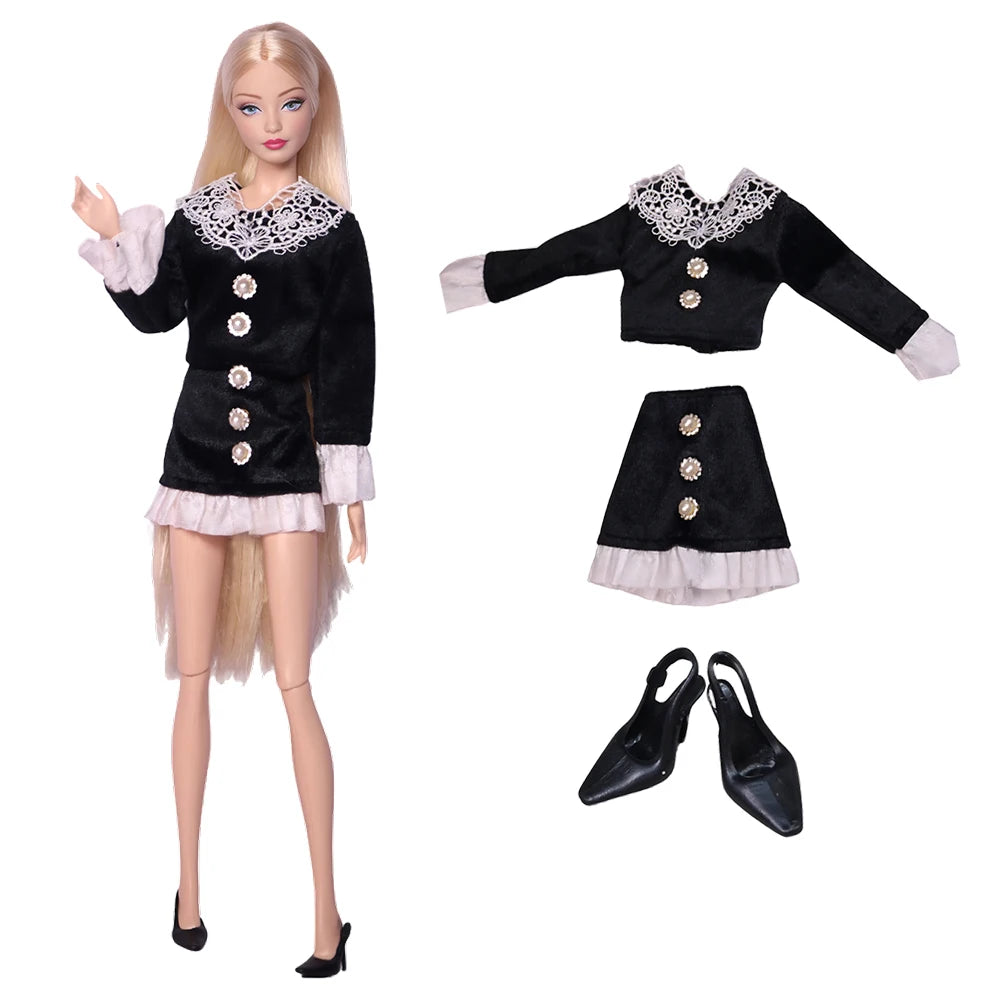 Doll Outfits For 11.5 Inch Doll, Doll Shoes, Princess 1/6 Doll Clothes, Dolls Accessories For BJD Doll Dress, DIY Gift Toy  JJ, NK