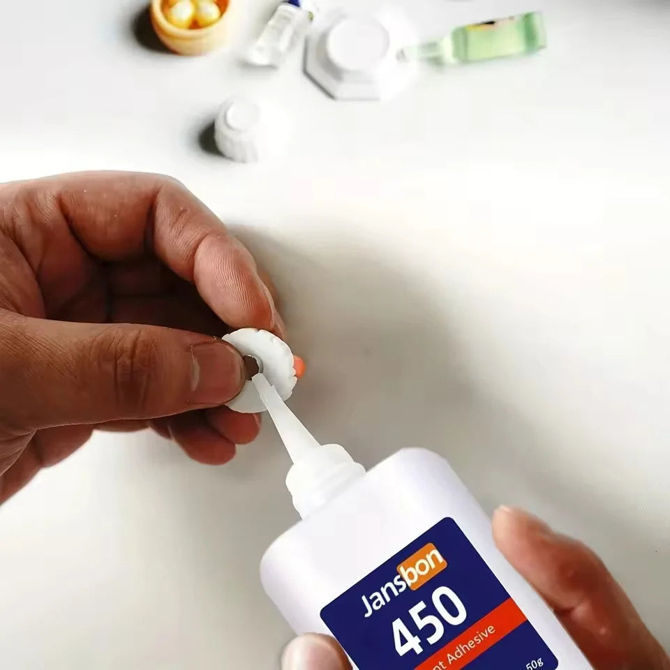 5Sec Super Glue Strong Bond for Shoes Glass Metal Wood Plastic Ceramic, Quick Dry, Industrial Strength Instant Adhesive